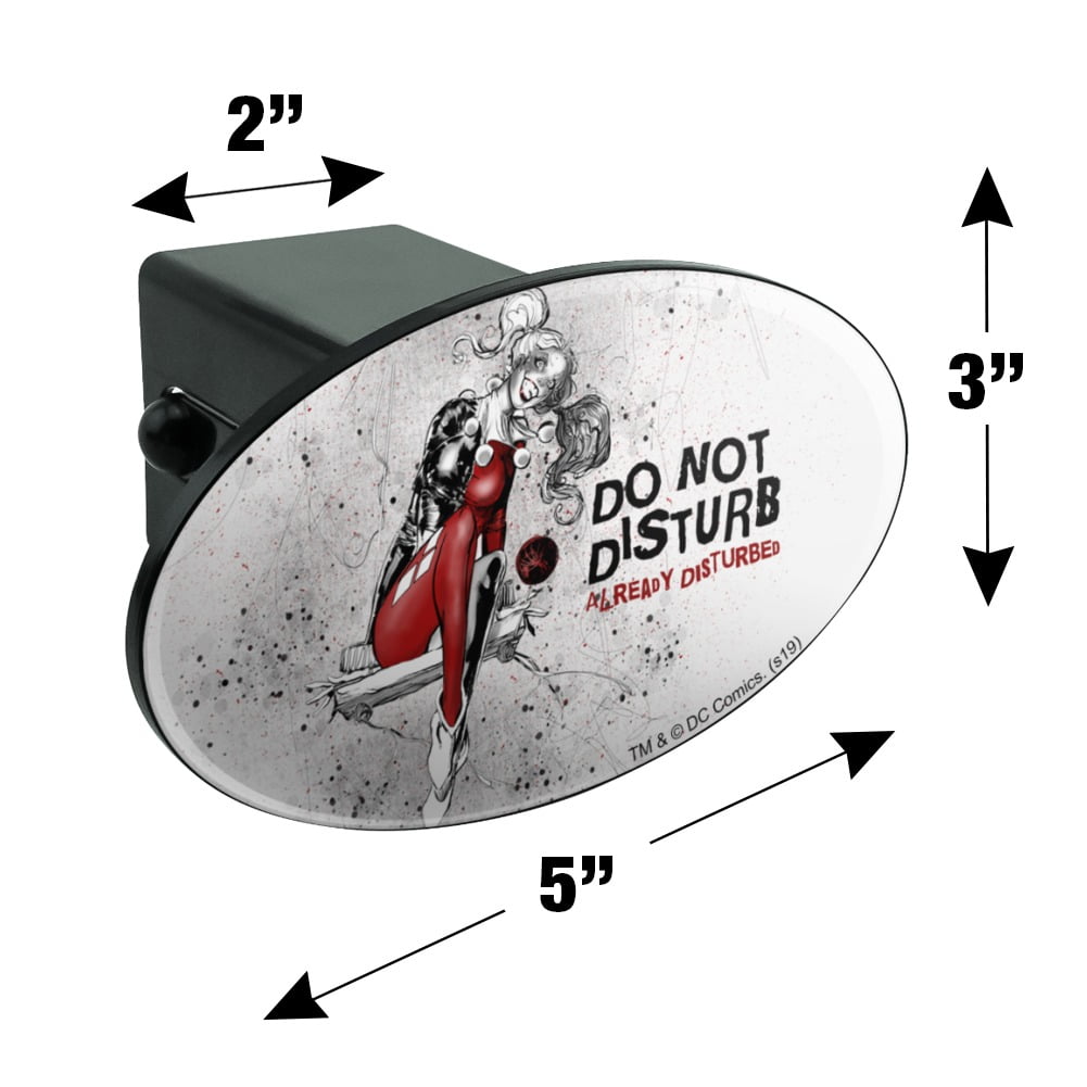 Graphics and More Batman Disturbed Joker Tow Trailer Hitch Cover Plug Insert