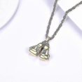 thumbnail image 3 of Collar con colgante de guante de boxeo de plata 925 yuxing 22 pulgadas oro, 3 of 4