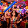 thumbnail image 3 of Inflatable Cheering Sticks for Party Birthday Celebration Dance Party Event Long Blow Up for Crowd Support Sports Games, 3 of 4