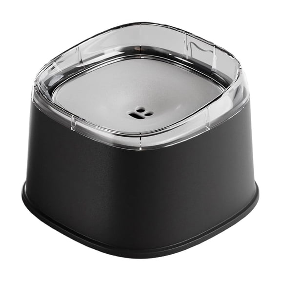 Water Bowl No Spill 2L/67oz Slow Drinking Anti-Splash Stainless Steel Dog Bowl with Floating Disk, No Spill Pet Water Dispenser for Messy Drinkers Splash Proof Slow Feeder for Cats and Dogs
