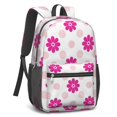 thumbnail image 2 of Pioneer Flower Floral Print Pattern 17" School Backpacks for Teens,Waterproof Oxford Fabric,S-Shape Padded Straps for School,Travel,Hiking,Camping, 2 of 6