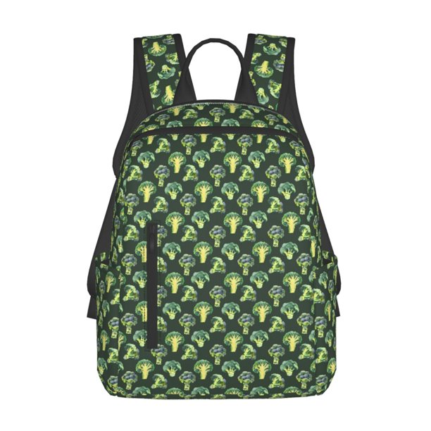 Disketp Broccoli 3 Mochila Ligera e Impermeable, Mochila de Día Resistente para Viajes, Senderismo y Uso Diario para Hombre y Mujer
