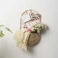 thumbnail image 1 of Decoración del hogar, decoración de la habitación, decoración de la pared Cesta de flores tejida de madera Maceta montada en la pared Cesta de almacenamiento para sala de estar Cesta de flores Maceta, 1 of 6