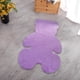 thumbnail image 4 of Alfombra con forma de oso, suave, para sala de estar, porche, balcón Amaranto Pequeño, 4 of 8