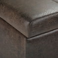 thumbnail image 4 of Homestock Renaissance Revival 36 Inch Wide Rectangle Storage Ottoman Bench, 4 of 11