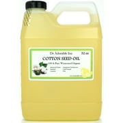 Dr Adorable - 32 oz - Cottonseed Oil - 100% Pure Organic Winterized Soap Moisturizing Oil For Face Skin Hair