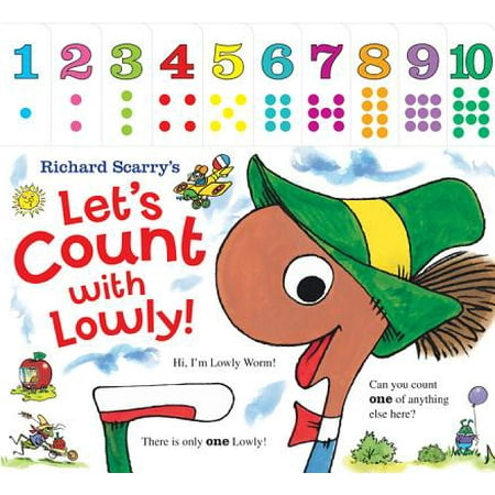Richard Scarrys Lets Count With Lowly (Board Book)