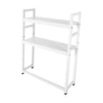 thumbnail image 6 of White Computer Desktop Bookcase 2 Tiers Hutch Display Shelf for Home Office, 6 of 13