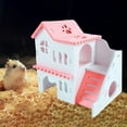 thumbnail image 6 of Hamster House Climbing Ladder Exploring Toys Cage Accessories Habitats Decor Pink, 6 of 8