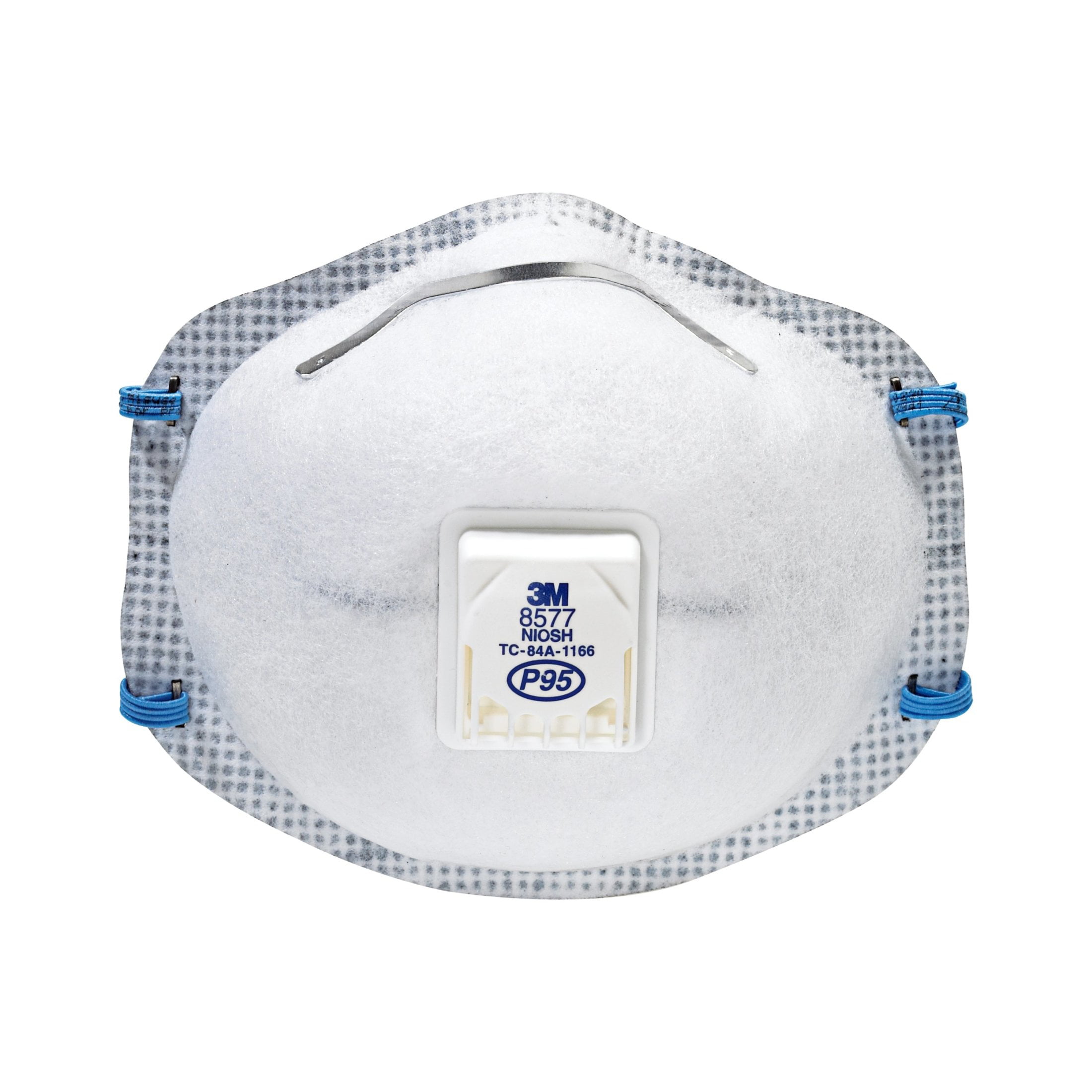 3M 8511, N95 Respirator, White, Cool Flow Valve, 2 Masks
