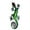 Green, variant on Iron Green Gecko Wall D�cor Large