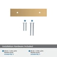 thumbnail image 5 of Amerock Maymont 3 inch (76mm) Center-to-Center Rectangle Champagne Bronze Cabinet Pull Backplate, 5 of 7