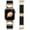 Black/Gold, variant on Wearlizer Braided Nylon Watch Band Compatible with Apple Watch Bands 38/40/41/42/44/45/46/49mm Women C-Shaped Buckle Magnetic Clasp Adjustable Strap for Iwatch Series 11/10/9/8/7/6/5/4/3/SE/Ultra