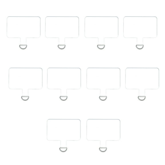 Acahhotxx Cellphone Tether Tab, Phone Tab Without Adhesive, 10 Pack Phone Lanyard Replacement Part for Phone Strap (10Pcs/Set)