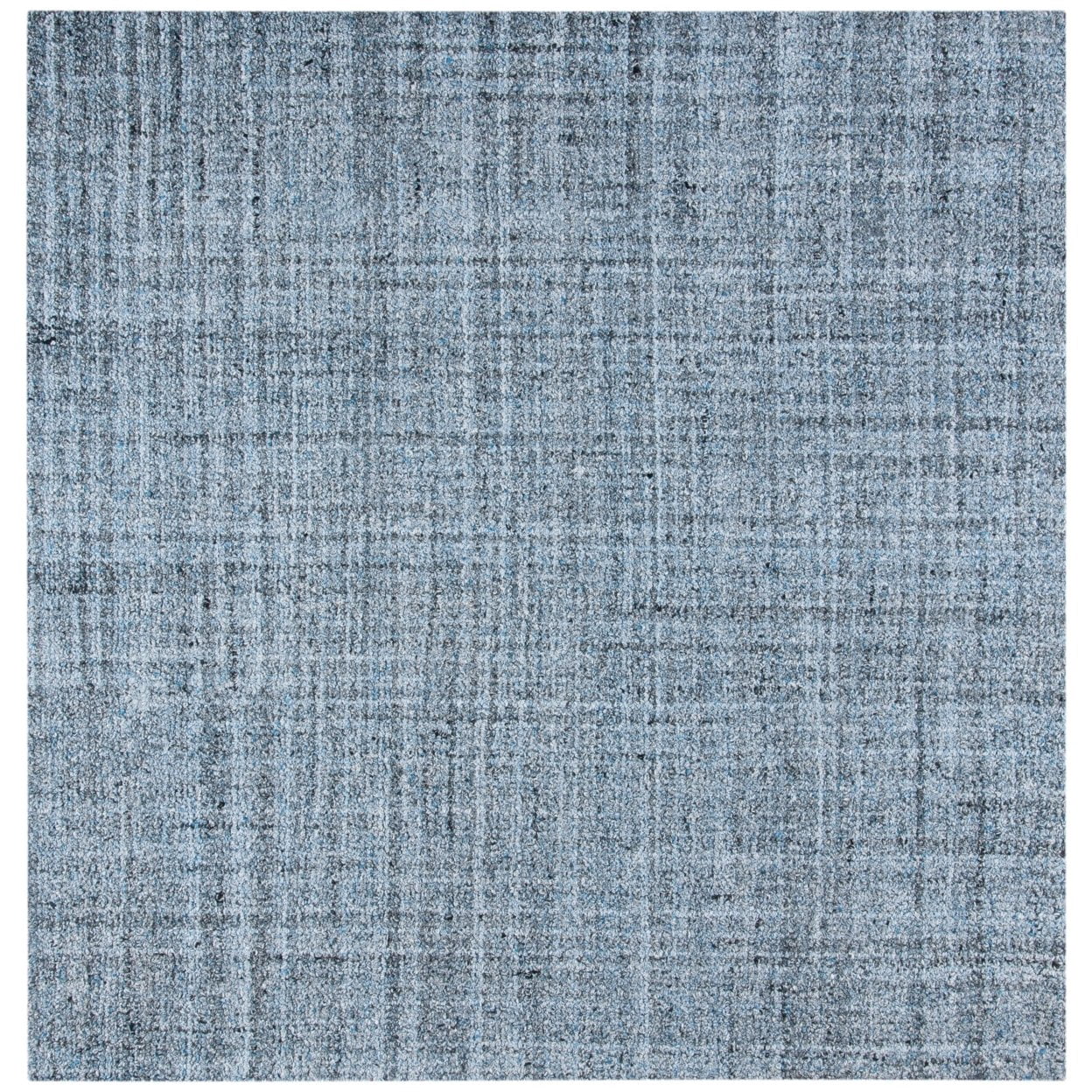 SAFAVIEH Abstract Claes Striped Overdyed Area Rug, Blue/Black, 6' x 6' Round