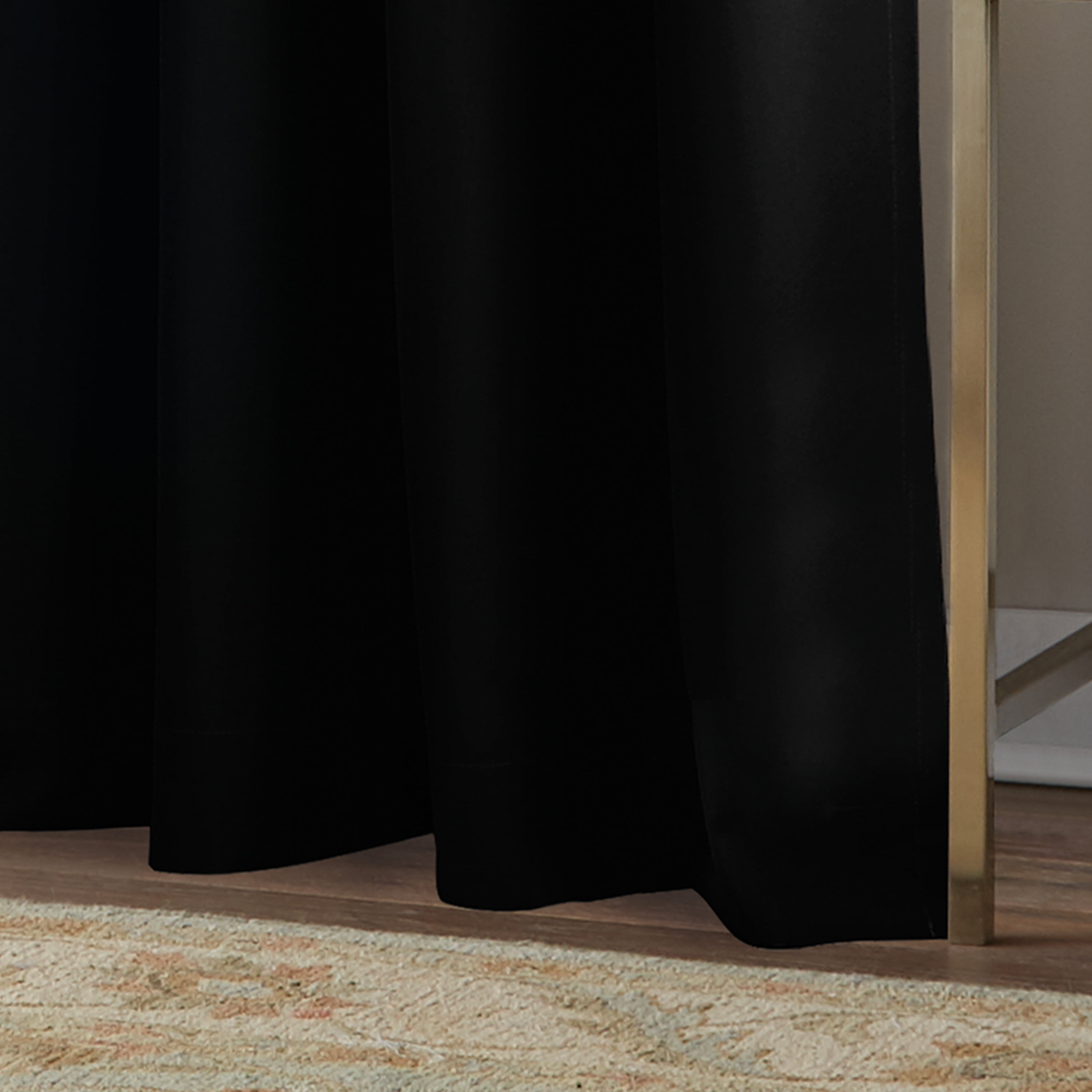 Curtainworks Solid Print Grommet Room Darkening, Energy Efficient Curtain Panel, 52" x 120", Ages 18-64