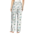 thumbnail image 3 of Uemuo Whale And Turtle Pattern Women's Wide Leg Palazzo Lounge Pants with Pockets Light Weight Loose Comfy Casual Pajama Pants-Large, 3 of 9