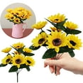 Walmart Week Deals Artificial Flowers,7 Heads Artificial Sunflower