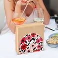 thumbnail image 3 of Yayeee Napkin Holder for Table Set of 2 Kitchen Paper Tissue Organization, Pink and Red Flowers, 3 of 8