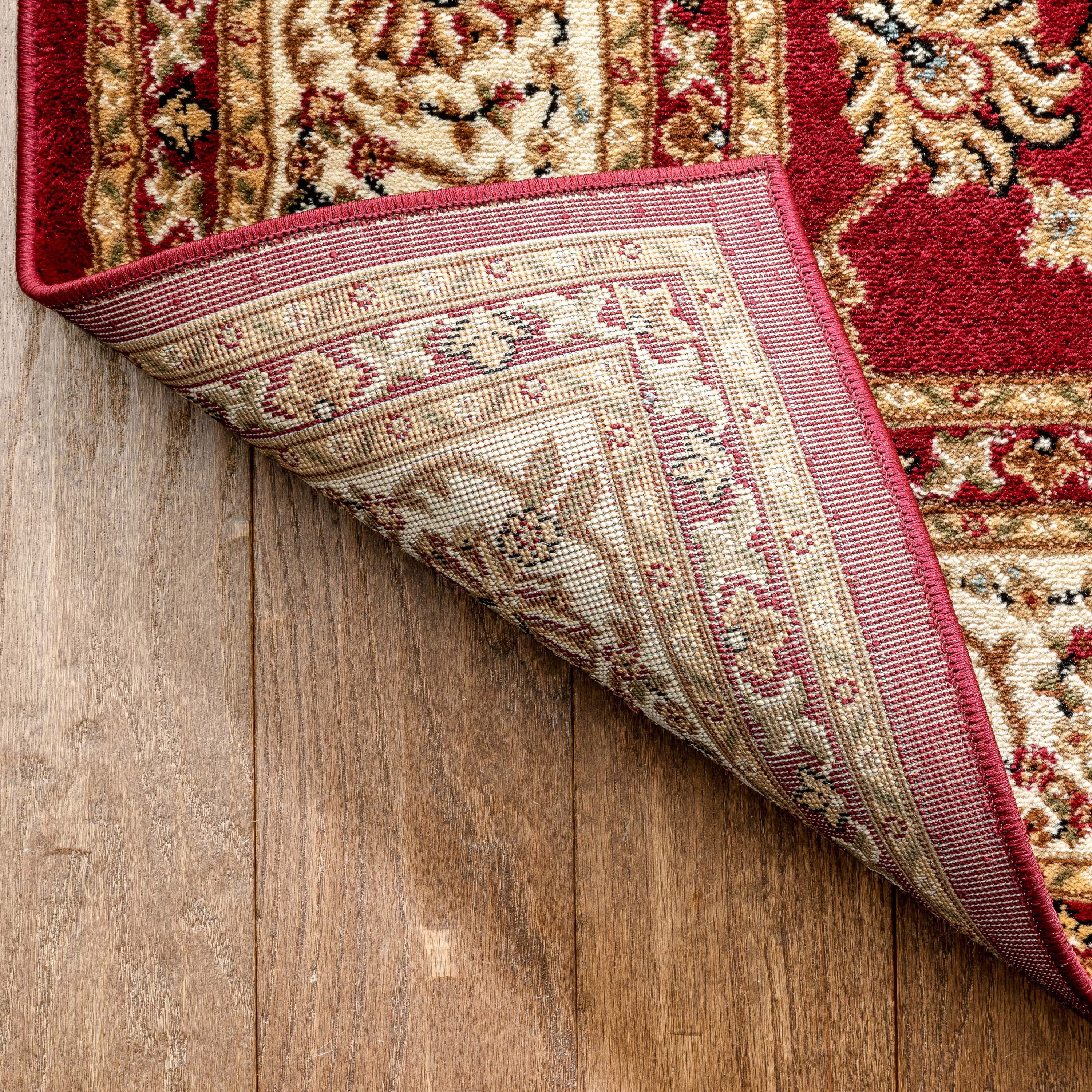 Well Woven Barclay Sarouk Traditional Oriental Panel Red 9'3" x 12'6" Area Rug