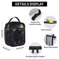 thumbnail image 6 of Halloween Black Panther Lunch Bag Portable Thermal Lunch Box for Men and Women, 6 of 6