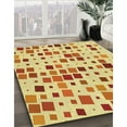 thumbnail image 3 of Ahgly Company Tapis d'Intérieur Rectangulaire Transitionnel Orange Lavable à la Machine, 2 Pieds x 3 Pieds, 3 of 7