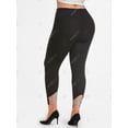thumbnail image 4 of Leggings Talla Extra Borde Cruzado Rosegal Leggings de talla grande, 4 of 5
