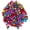 Multicolor, variant on M Buder 300 Pieces Small Craft Bells 0.24 inches / 6mm Colorful Tiny Iron Jingle Bells for DIY Jewelry Making, Pet Collars, and Holiday Decorations