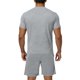 thumbnail image 4 of Camisetas de Manga Completa Hombres Bolsillo de Color Sólido Camiseta de Cuello Redondo de Manga Corta Abierta Completa con Pantalones Cortos de Cintura Elástica para Al Aire Libre, Casual, Uso Diari, 4 of 9
