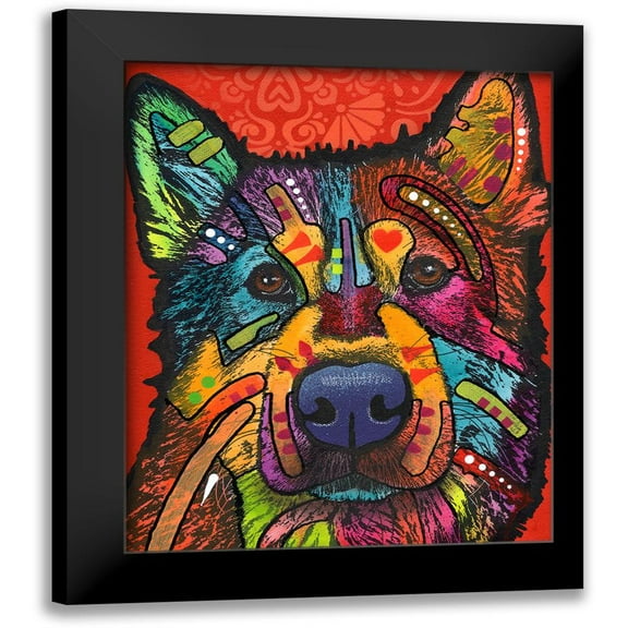 Dean Russo Collection 12x14 Black Modern Framed Museum Art Print Titled - Pierre