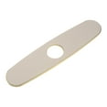 thumbnail image 3 of 10 Inch Sink Hole Cover, Deck Plate Escutcheon for 1 or 3 Hole Kitchen Faucet, Tap Hole Cover Brushed Gold, 3 of 5