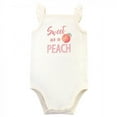 thumbnail image 6 of Touched by Nature Baby Girl Organic Cotton Bodysuits 5pk, Peach, 18-24 Months, 6 of 6