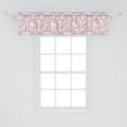 thumbnail image 2 of Ambesonne Jacobean Valance Pack of 2, Nature Branches, 54"X12", Pale Mauve Multicolor, 2 of 4