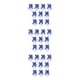 thumbnail image 1 of Matsuzay 10 Piezas Bow Pull Decor Embalaje Festivo Impreso Flor Rosa/Azul, 1 of 6