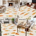 thumbnail image 5 of 8x10 Area Rugs for Living Room, Spring Easter Non Slip Area Rugs for Kitchen Bedroom Entryway, Watercolor Cute Carrots Vegetables Beige Washable Carpet Runner Rug Floor Mats for Bedroom Home Decor, 5 of 8