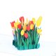 thumbnail image 3 of Postales de aniversario de tulipanes Tarjeta navideña 3D creativa para el Día de la madre de San Valentín Sywqhk Libre de BPA, 3 of 8