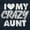 Navy, variant on Love My Crazy Aunt Funny Cool Auntie Toddler Boy Girl T Shirt Infant Toddler Brisco Brands 6M