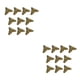 thumbnail image 4 of Kenally 10 piezas cubierta de esquina de armario borde de Metal Protector decoración Bronce 2Conjunto, 4 of 6
