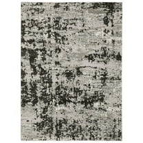 Oriental Weavers Caravan Area Rug 4153Q Gray Stained Bleached 9' 10" x 12' 10" Rectangle