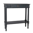 thumbnail image 4 of East at Main Traditional Solid Wood Console Table, Black, 4 of 10