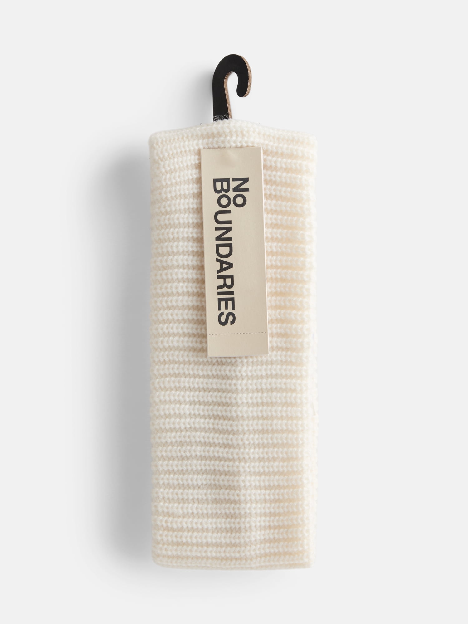 No Boundaries Women's Ribbed Knit Headwrap
