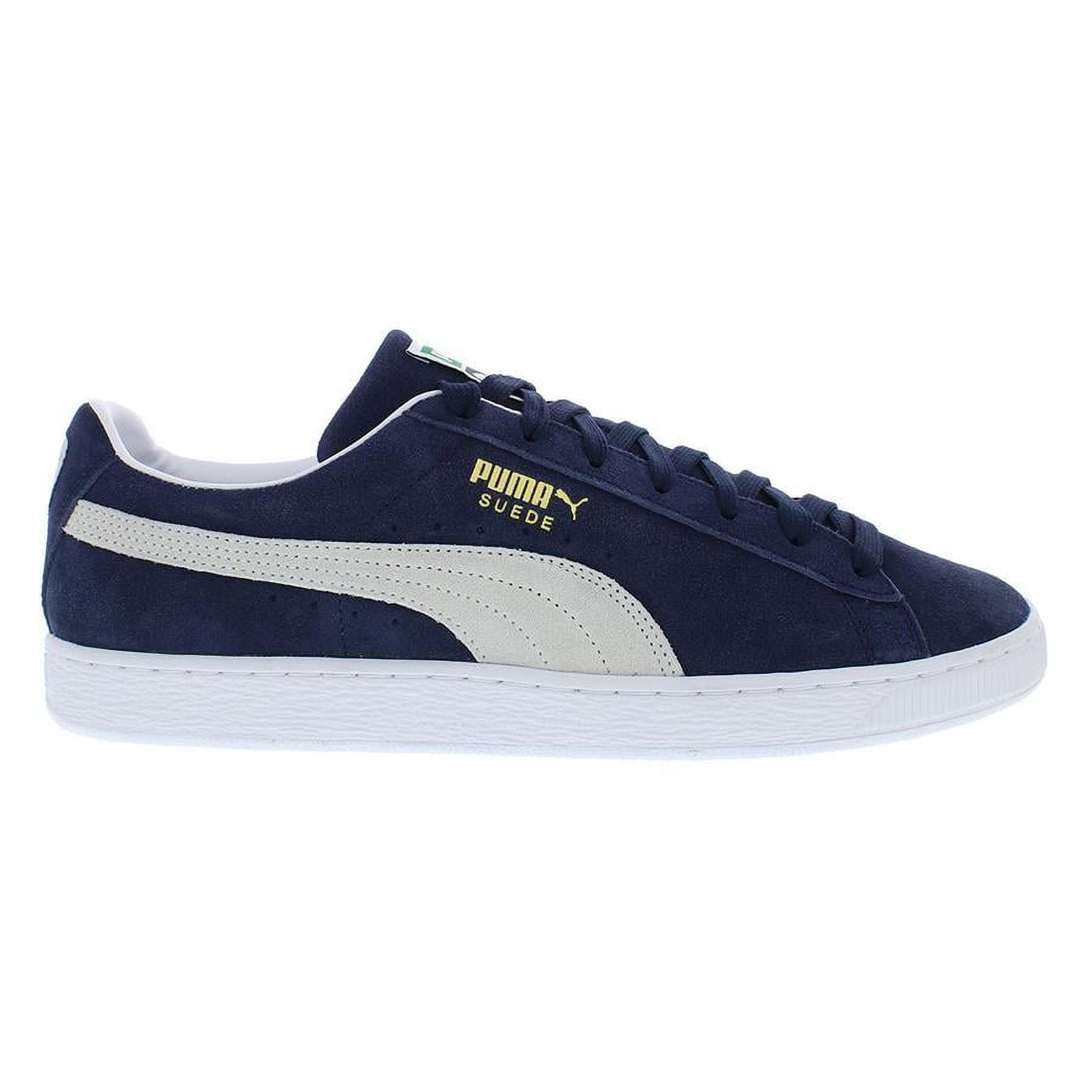 Puma Suede Classic XXI Womens Shoes Size 11.5, Color: Peacoat/Puma White -  Walmart.com