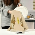 thumbnail image 3 of Spring Squirrel Flower Dish Towels Set of 4, Funny Washable Tea Towels Dishcloths Lint-Free 18x28 Inch Fast Drying for Home Kitchen Clean, 3 of 7