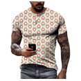 thumbnail image 1 of Nouveau T-Shirt d'Été Mode Personnalité Impression 3D pour Hommes Manches Courtes Décontracté Confortable Classique Rétro Col Rond Grande Taille, 1 of 5