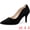 Black, variant on Unique Bargains Women's Pointed Toe Pull on Stiletto Heels Pumps