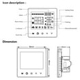 thumbnail image 4 of Smart Thermostat Temperature Water Electric Floor Heating Gas Boiler Controller Wifi 3A-Gc, 4 of 10