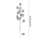 thumbnail image 3 of Christmas Cut Red Berry Artificial Flower Decoration, 3 of 6