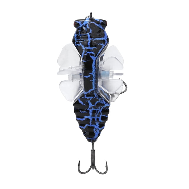 Señuelo de pez duro, cebo de pesca con forma de cigarra biónica con giros giratorios, anzuelo triple de hélice, 7,5 cmY238-9 YUNYI BRAND Deportes