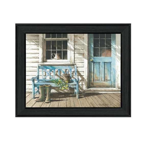 Cheerful Chores by  John Rossini Print Wall Art Wood Multi-Color