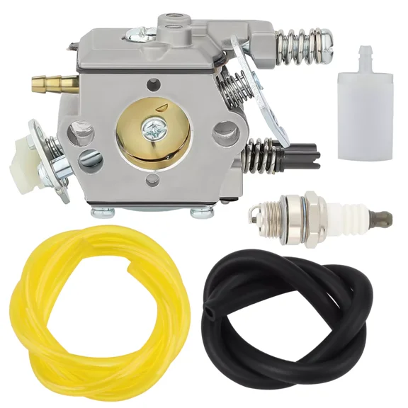 HIPA Rancher 55 51 Carburetor Kit for Husqvarna 51 55 50 Chainsaw Replace WT-170-1 WT-170 503281504 with Fuel Line Spark Plug Parts for Rancher EPA Chainsaw Engine